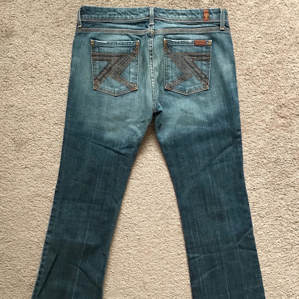 Glitter pocket 7 for all mankind jeans
